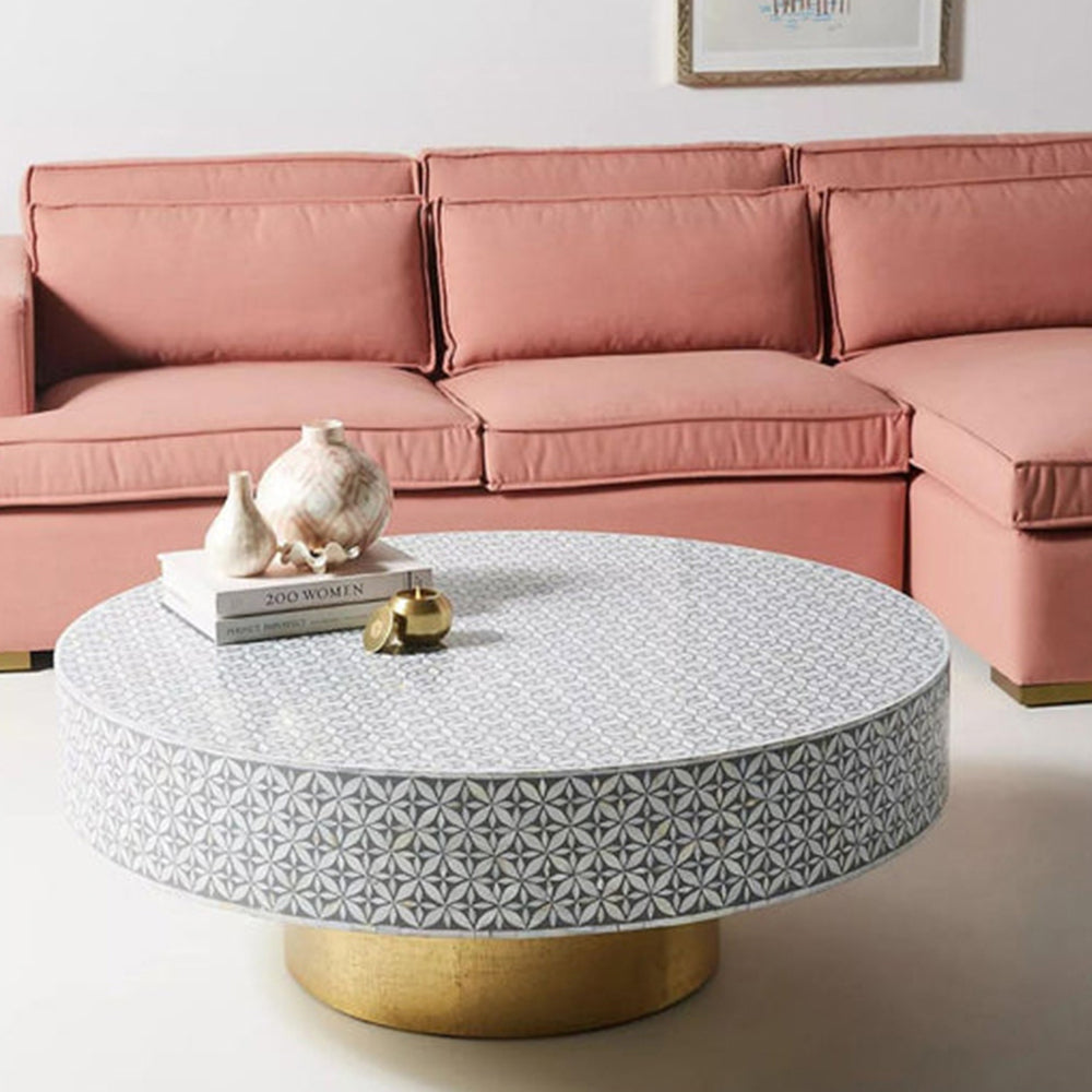 Moroccan Luxe Grey Coffee Table