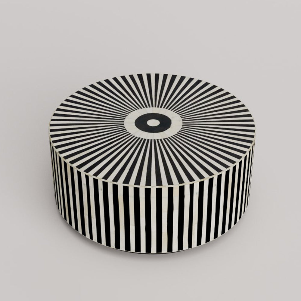Timeless Geometry Black Coffee Table