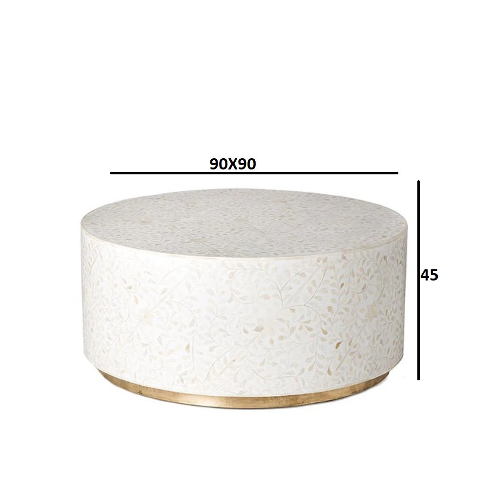 Timeless Geometry Light Grey Coffee Table