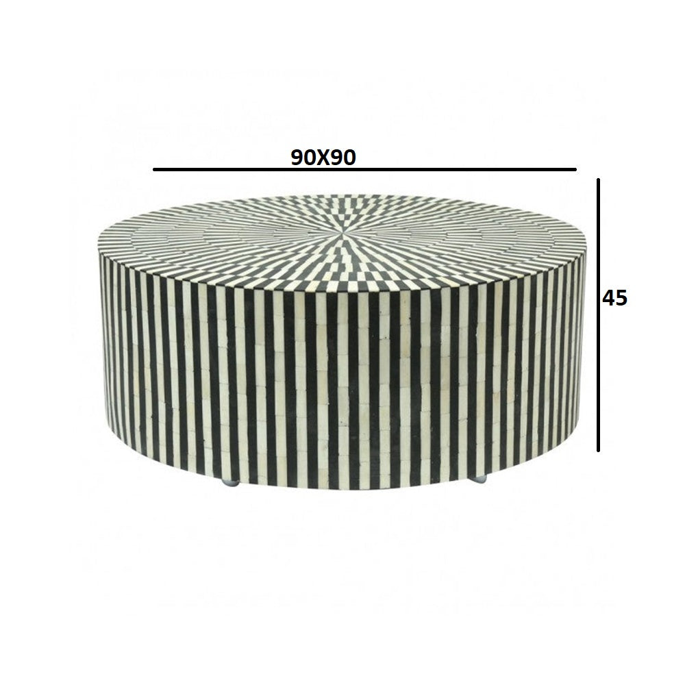 Timeless Geometry Black Coffee Table