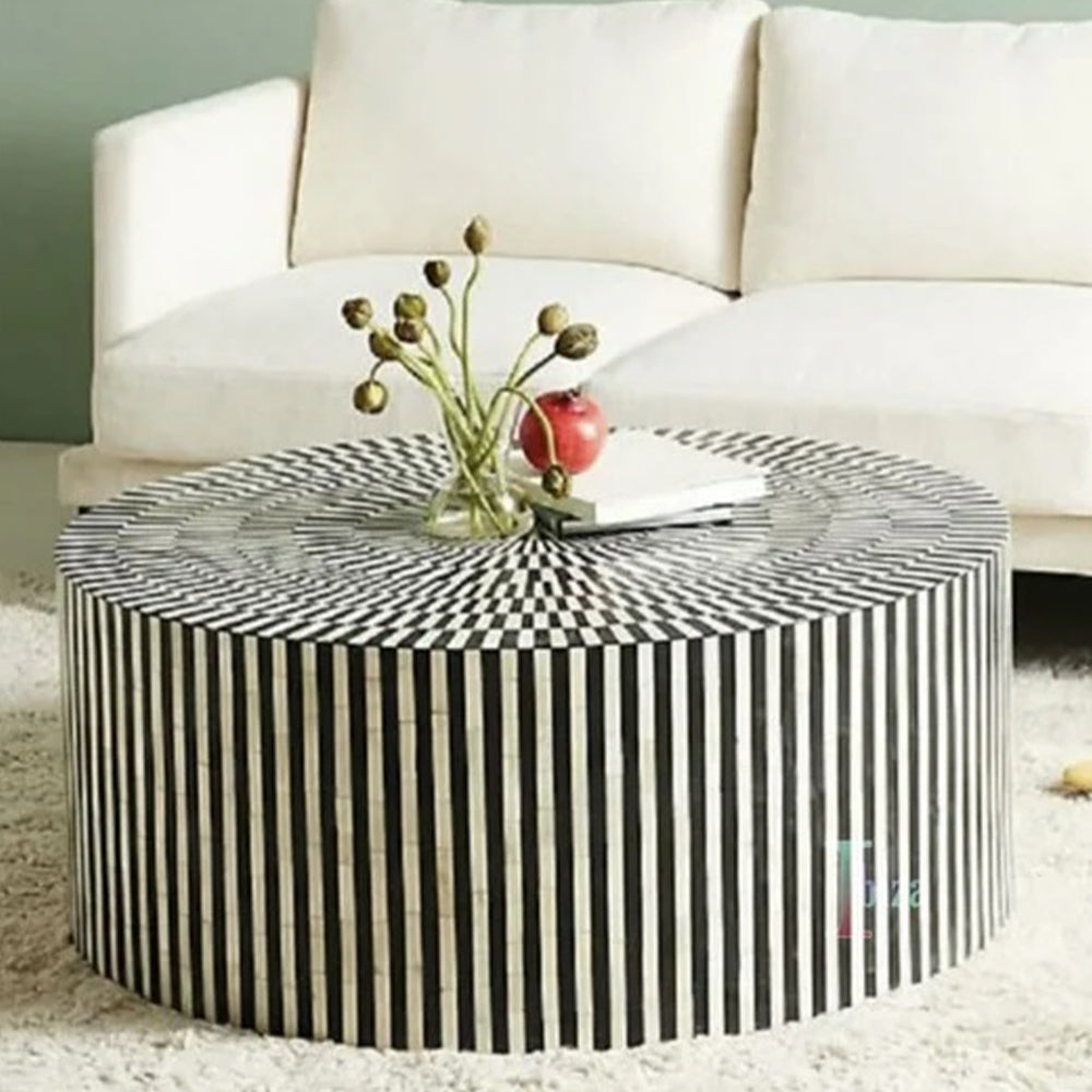 Timeless Geometry Black Coffee Table