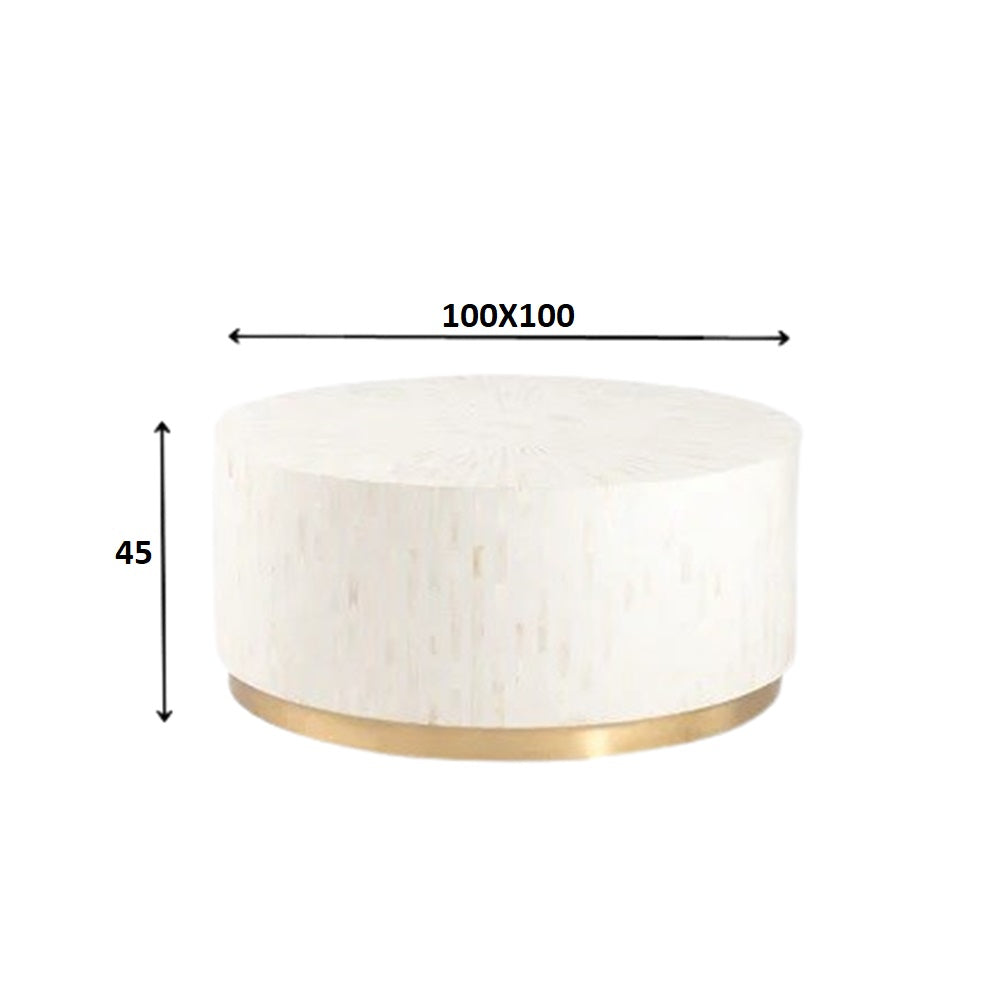 Timeless Geometry White Coffee Table