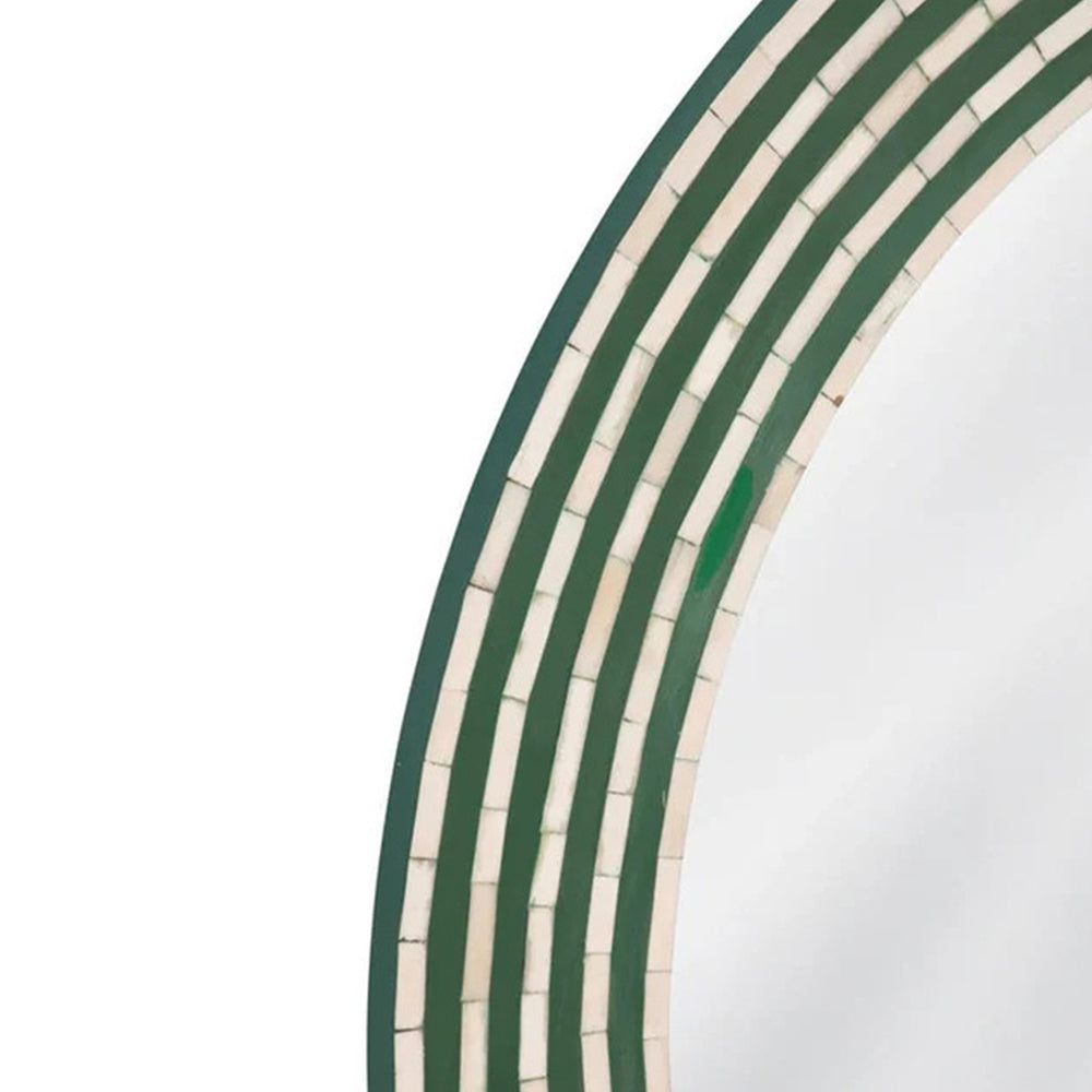 Classic Grace Inlay Dark Green Mirror