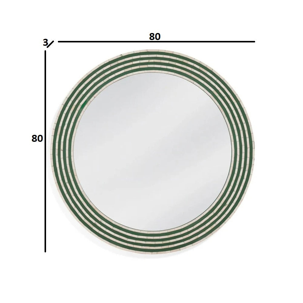 Classic Grace Inlay Dark Green Mirror
