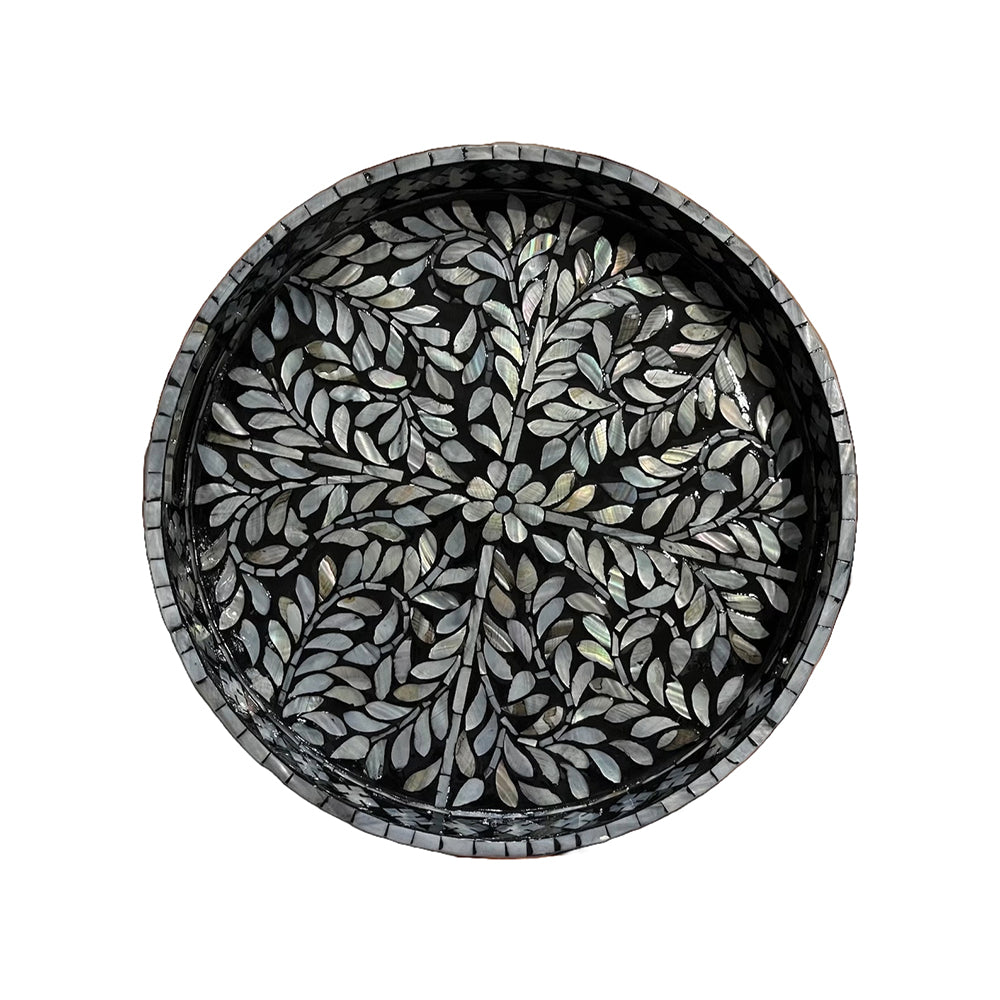 Stylish Decor Black Tray