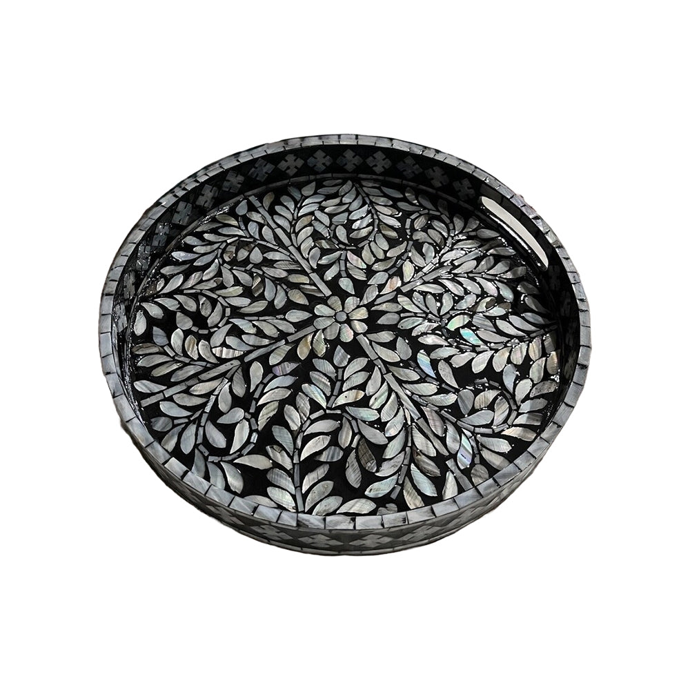 Stylish Decor Black Tray