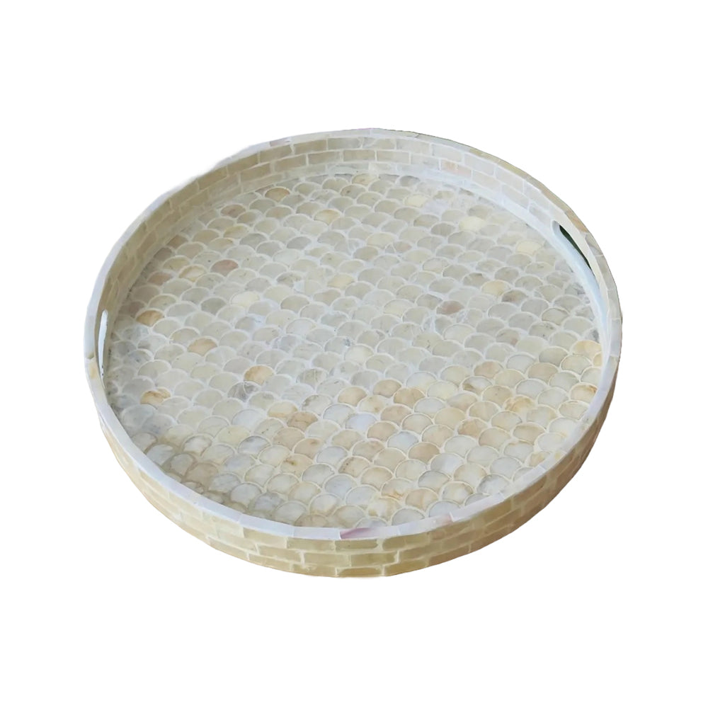 Stylish Decor White Tray