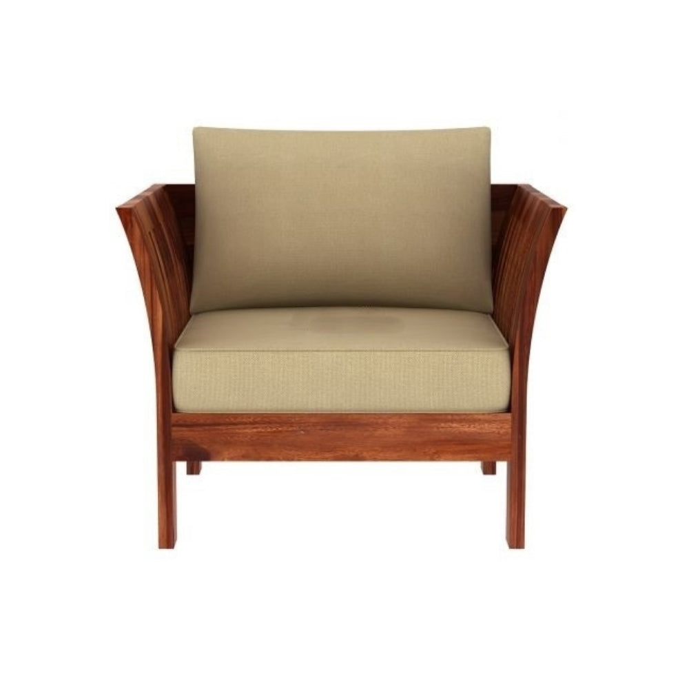 Artisana Wooden Sofa Set in 3+1+1 Seating
