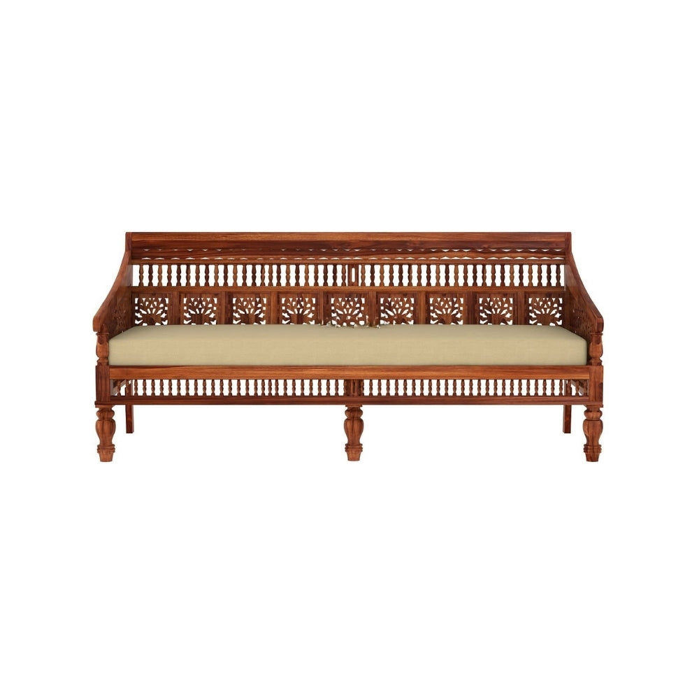 Indian Hub Handcrafted Wooden Sofa Set in 3+1+1 Seating