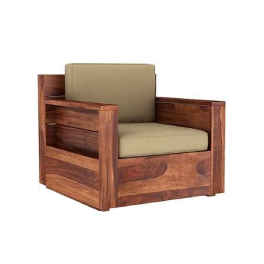 Ojasya Wooden Sofa Set in 3+1+1 Seating