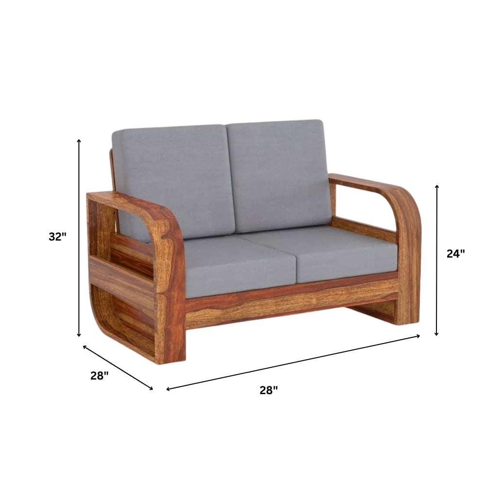 Designer Wooden Sofa Set in 3+1+1 Seating