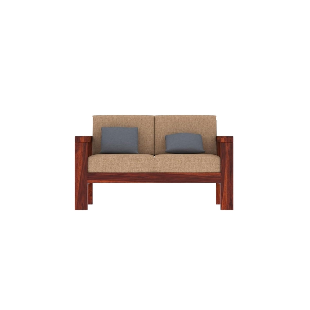 Heritage-Inspired Wooden Sofa Set in 3+1+1 Seating