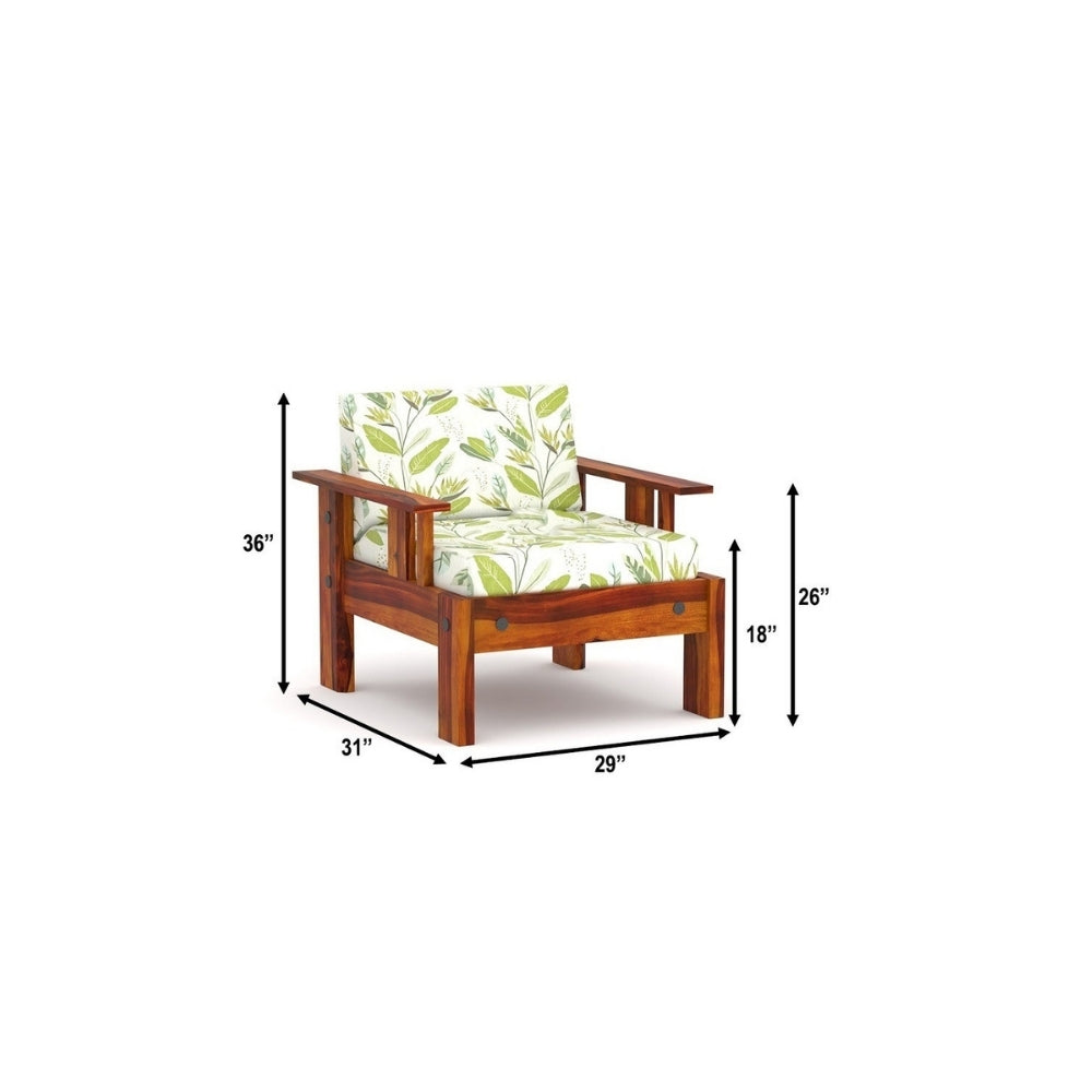 Tanirika Wooden Sofa Set in 3+1+1 Seating