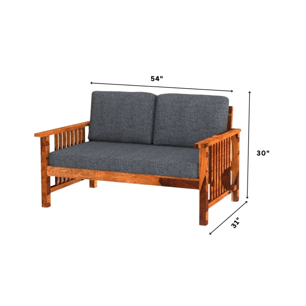 Saarvan Wooden Sofa Set in 3+1+1 Seating