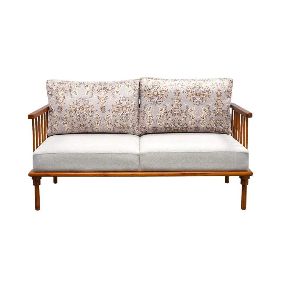 Kalpataru Wooden Sofa Set in 3+1+1 Seating