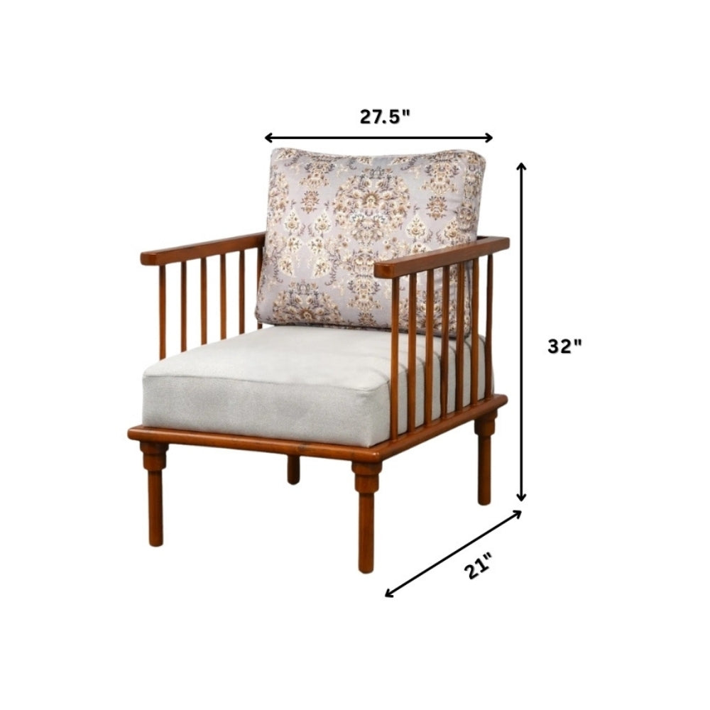 Kalpataru Wooden Sofa Set in 3+1+1 Seating