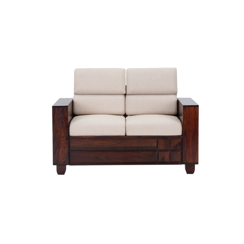 Shaantika Wooden Sofa Set in 3+1+1 Seating