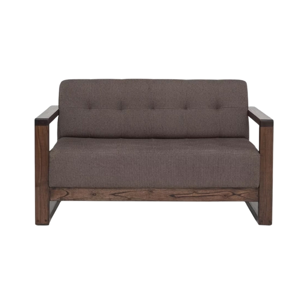 Button-Tufted 3-Seater Couch ooden Sofa Set in 3+1+1 Seating