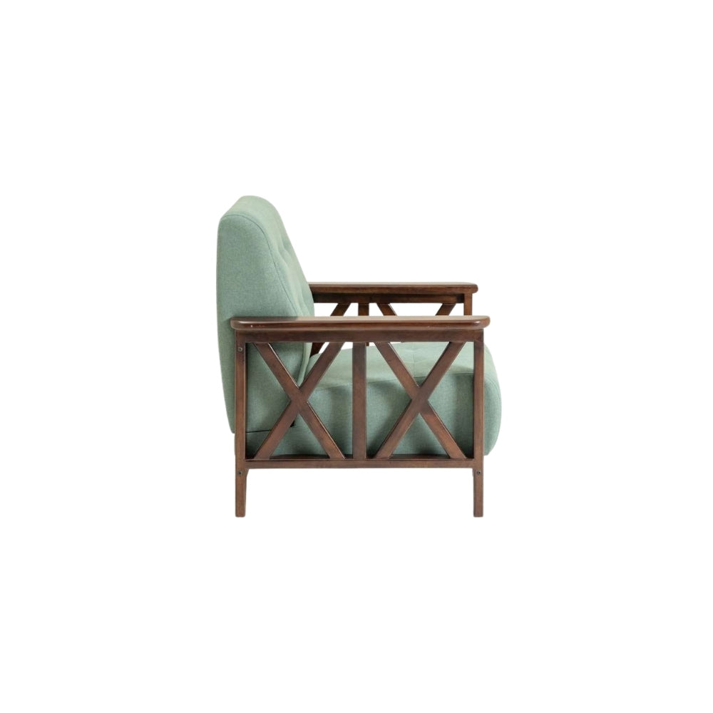 Attice Arm wooden Sofa Set in 3+1+1 Seating