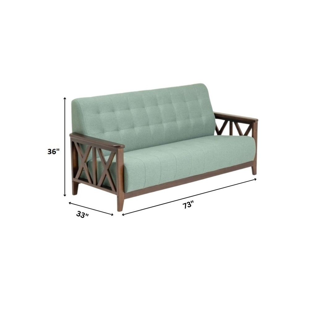 Attice Arm wooden Sofa Set in 3+1+1 Seating