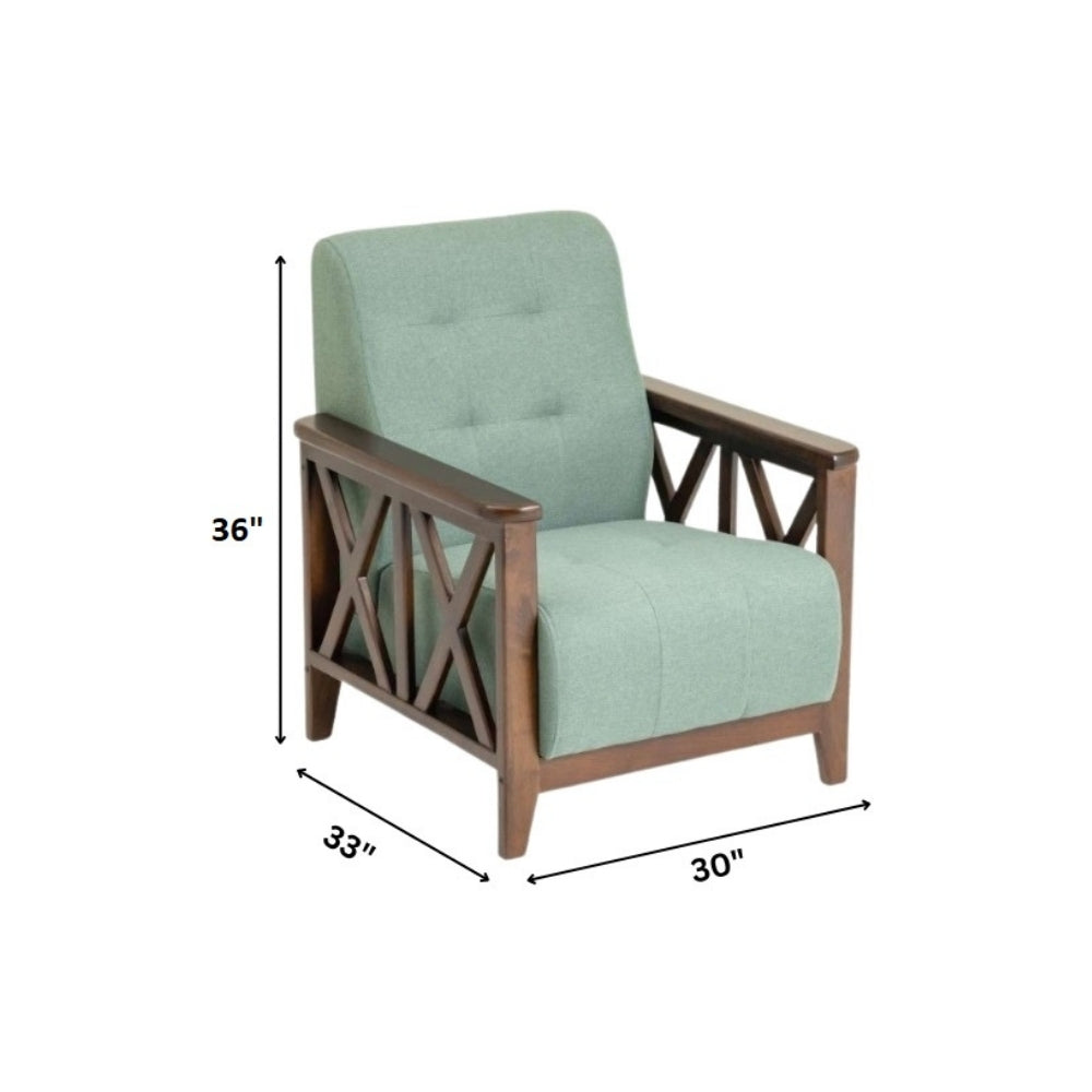 Attice Arm wooden Sofa Set in 3+1+1 Seating
