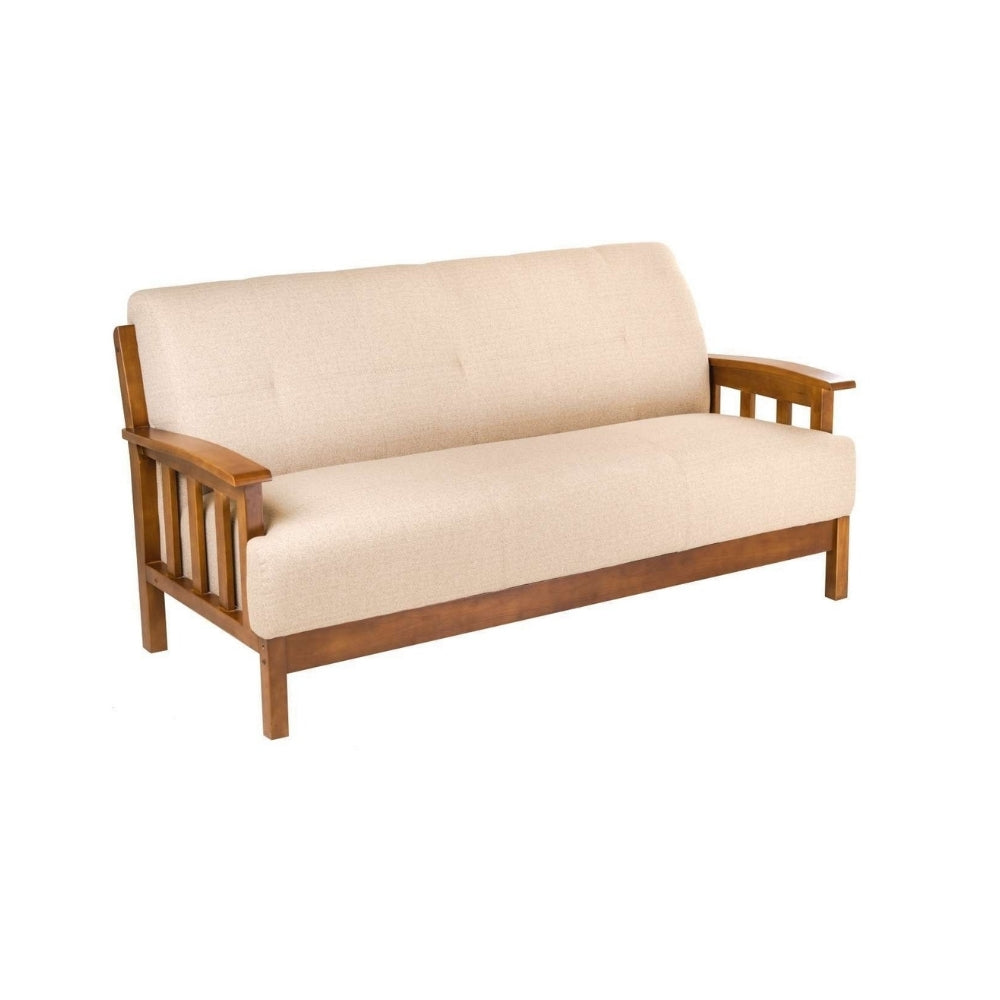 Elegant Wooden Sofa Set in 3+1+1 Seating