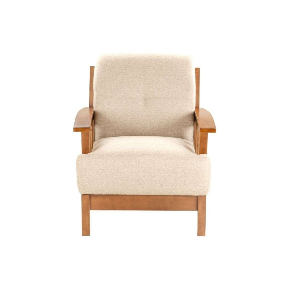 Elegant Wooden Sofa Set in 3+1+1 Seating
