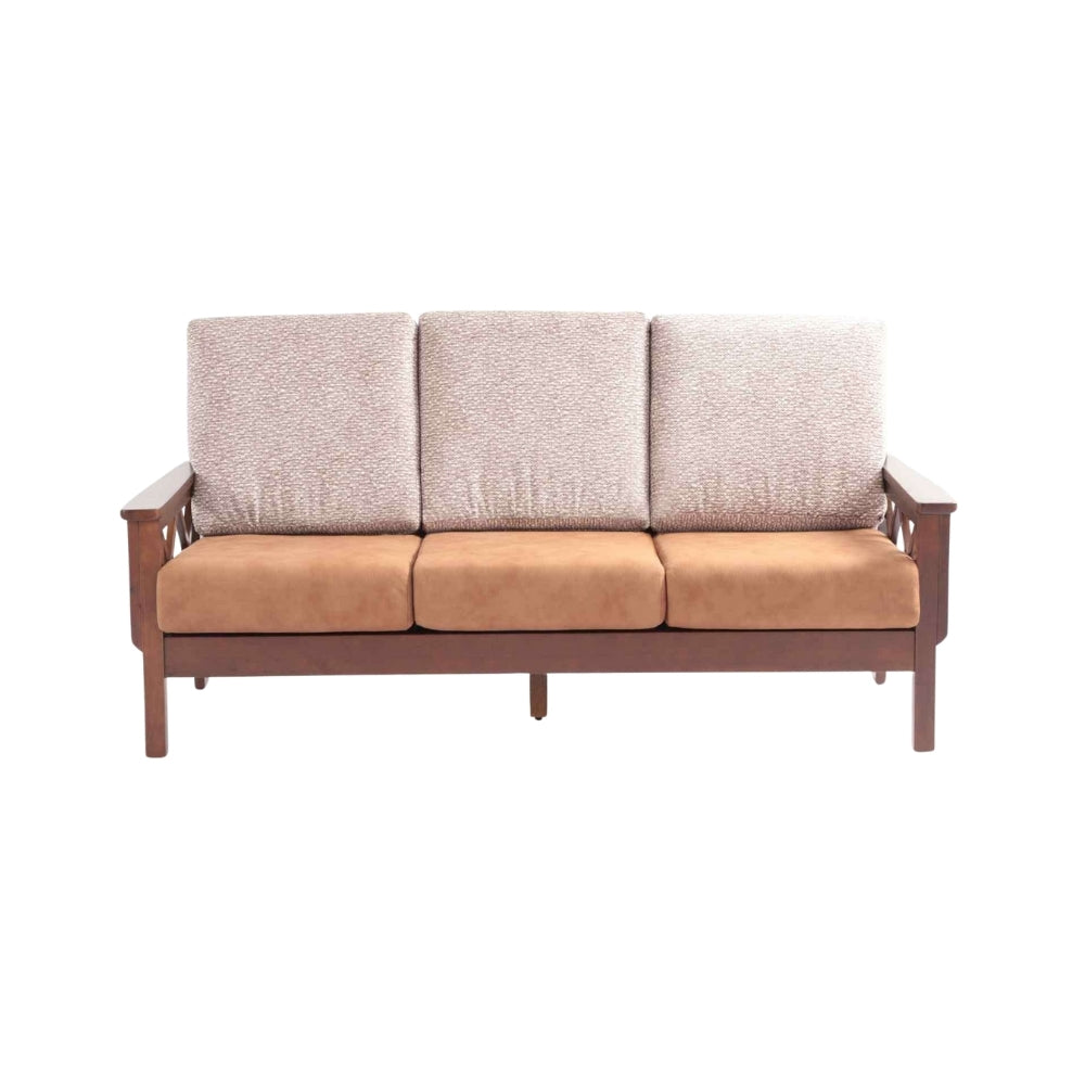 Anvaya wooden Sofa Set in 3+1+1 Seating
