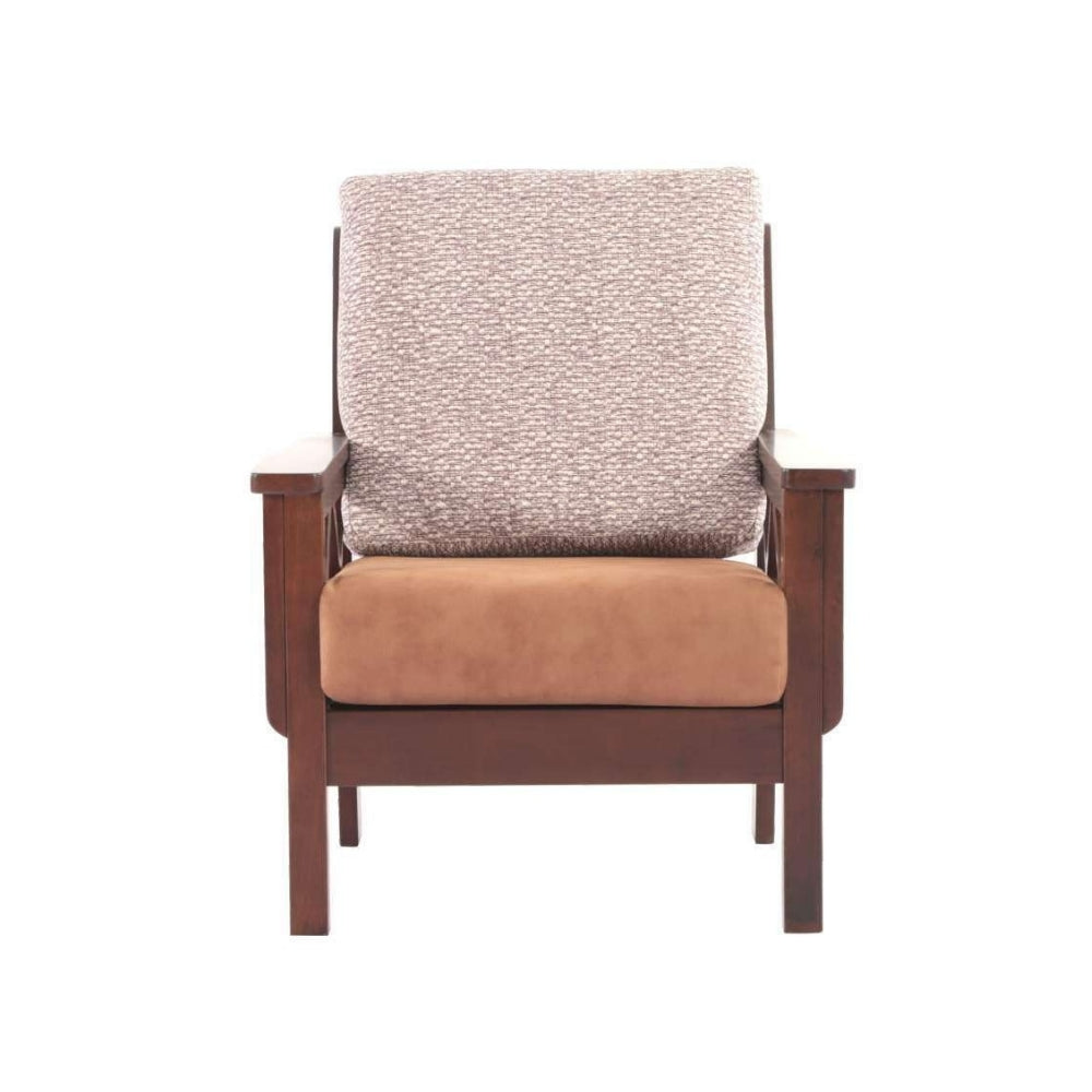 Anvaya wooden Sofa Set in 3+1+1 Seating