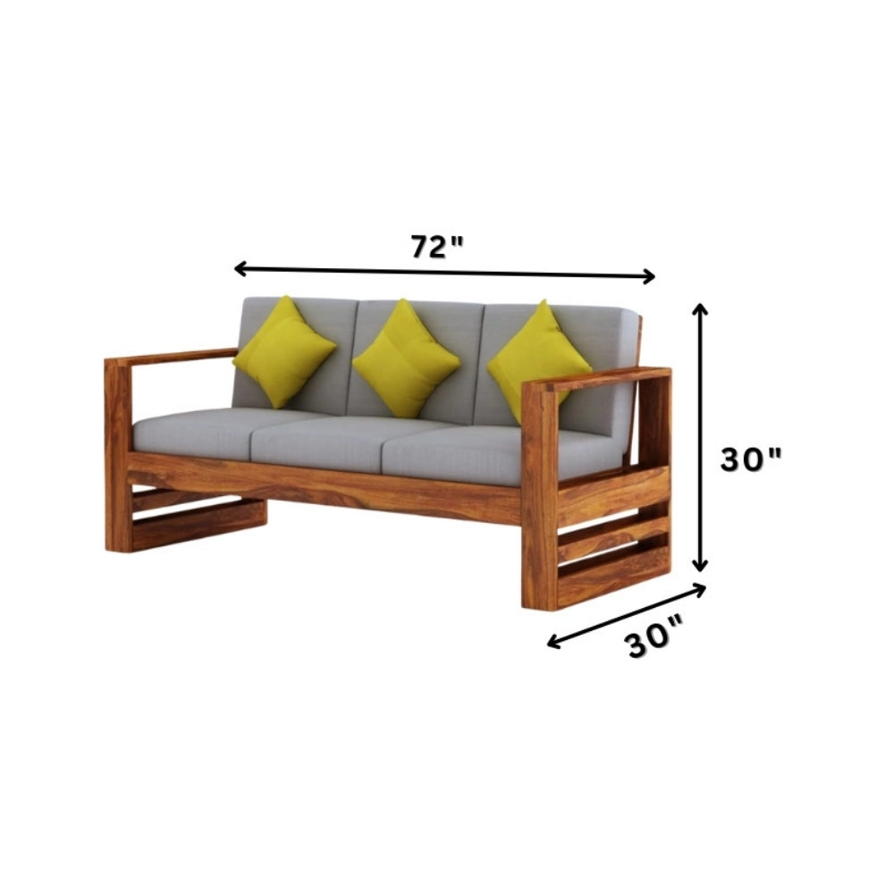 Modern ooden Sofa Set in 3+1+1 Seating