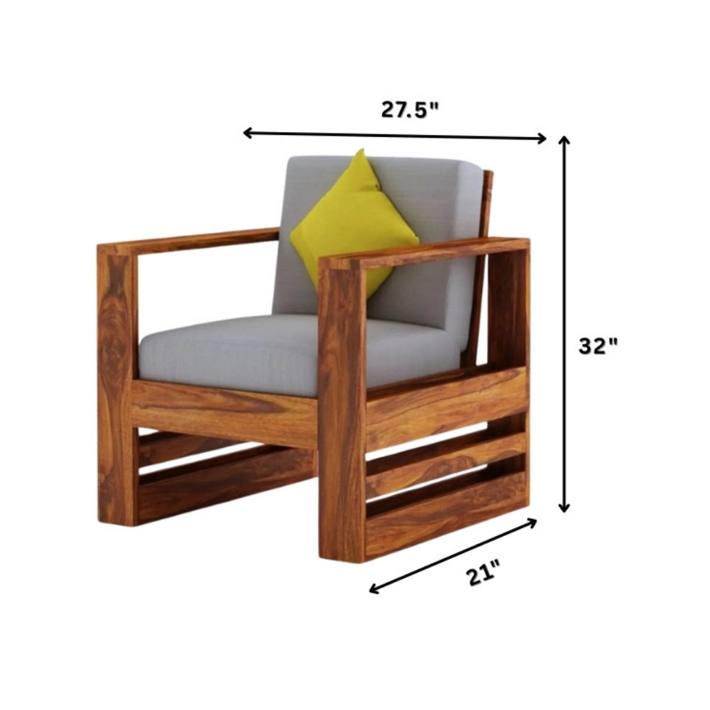 Modern ooden Sofa Set in 3+1+1 Seating