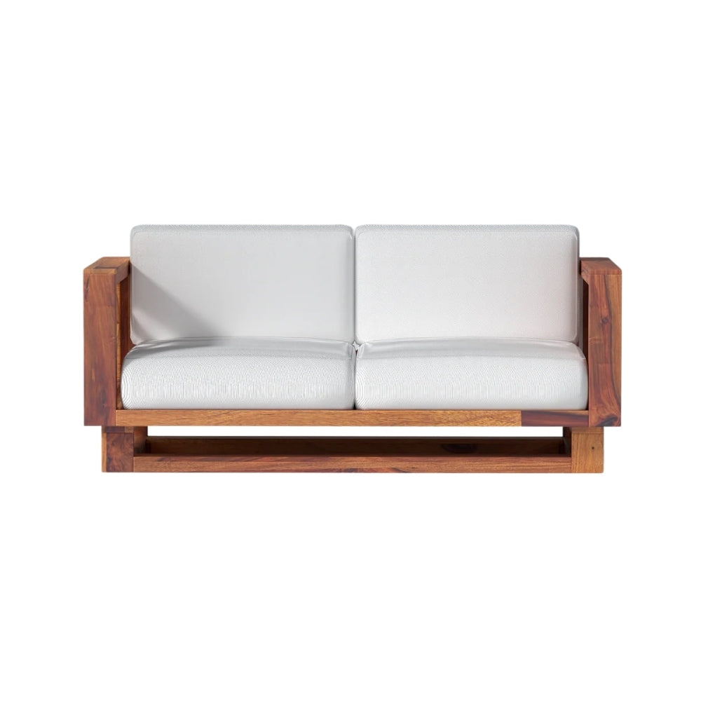 Contemporary Wooden Sofa Set in 3+1+1 Seating