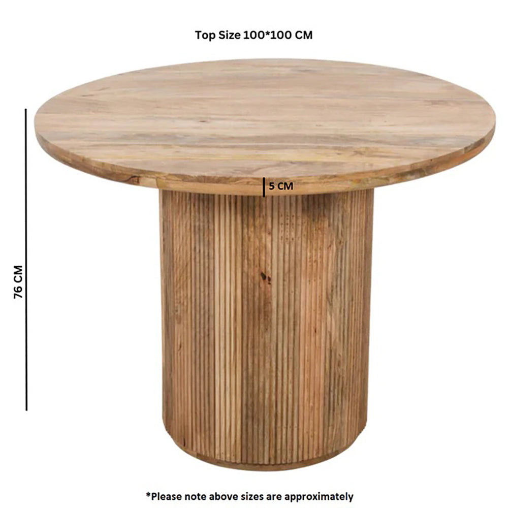 Rajsamand Furniture Solid Wood Dining Table With 4 Seater Chair