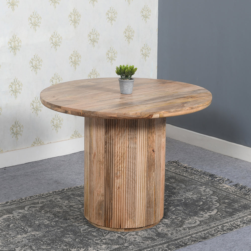 Rajsamand Furniture Solid Wood Dining Table With 4 Seater Chair