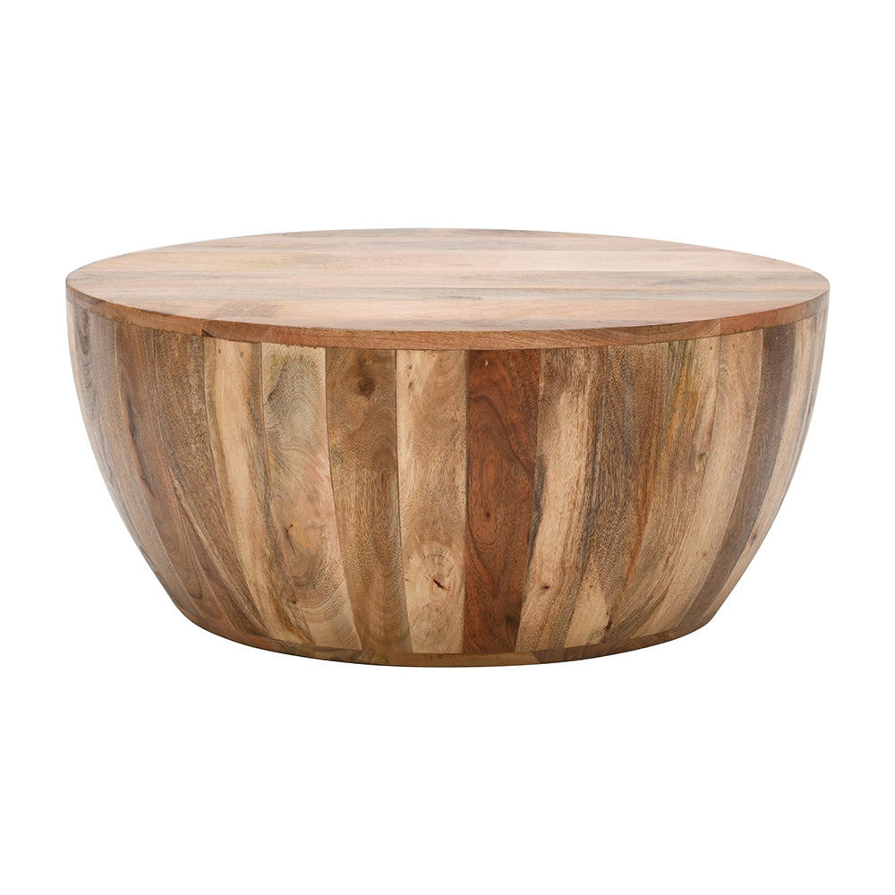 Rough Swan Timber Drum Coffee Table