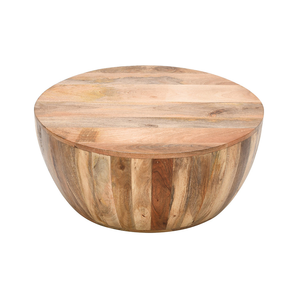 Rough Swan Timber Drum Coffee Table