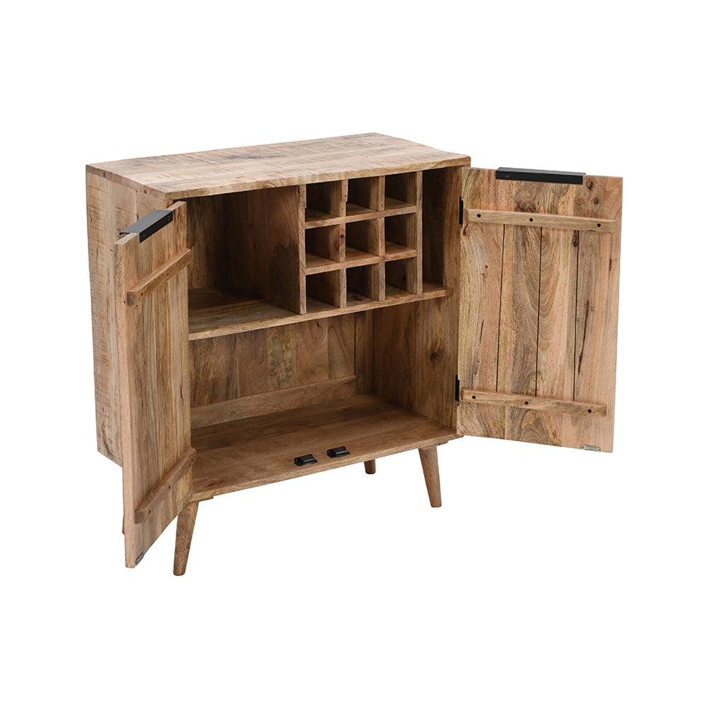 Rough Swan Timber Bar Cabinet Sideboard