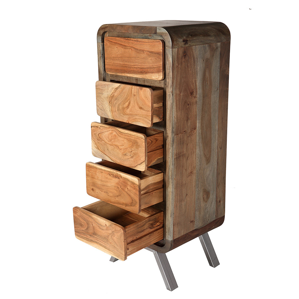 Jodhpur Jewel 5 Drawer Tall Chest