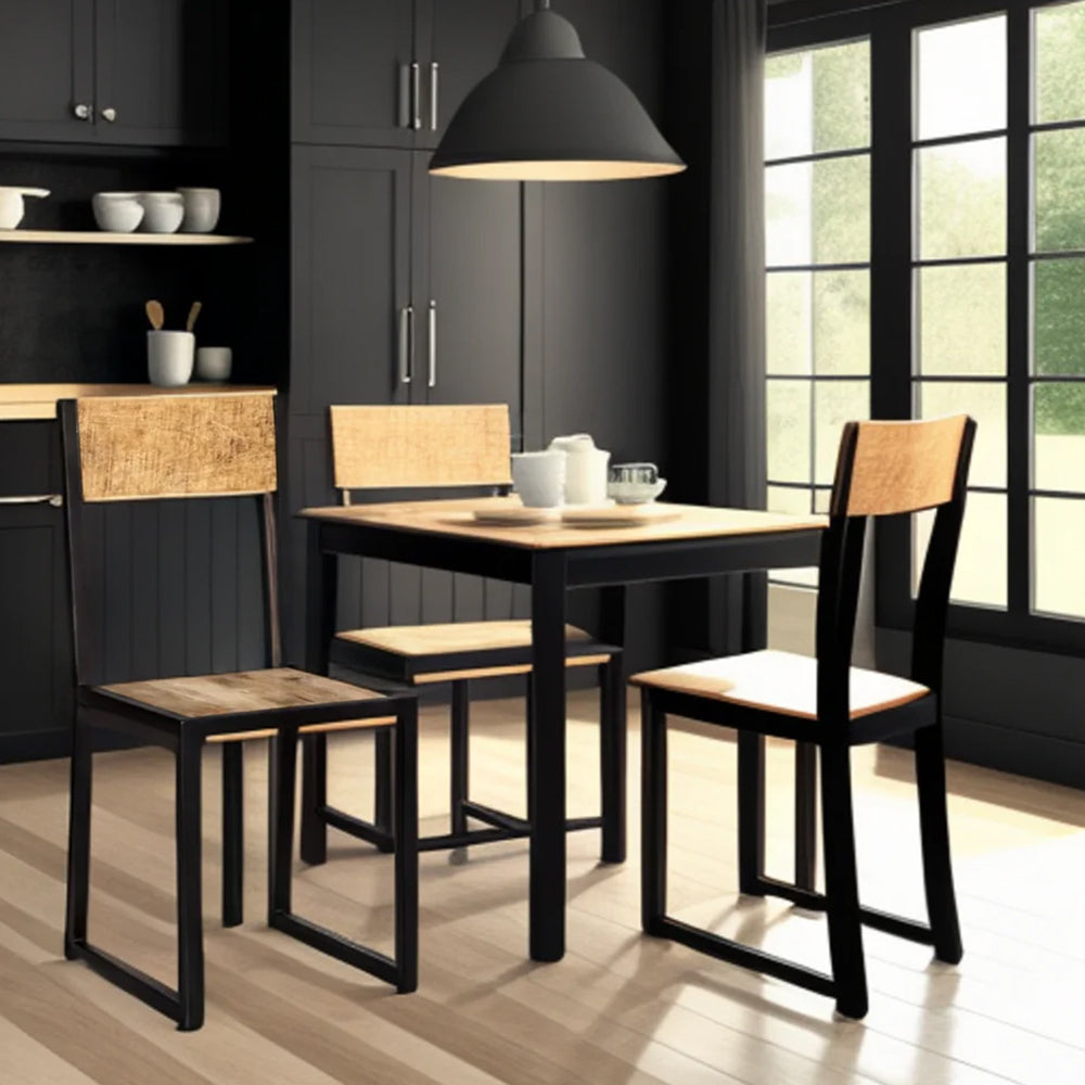 Rough Swan Timber Oval Dining Table 6 Seater Chair