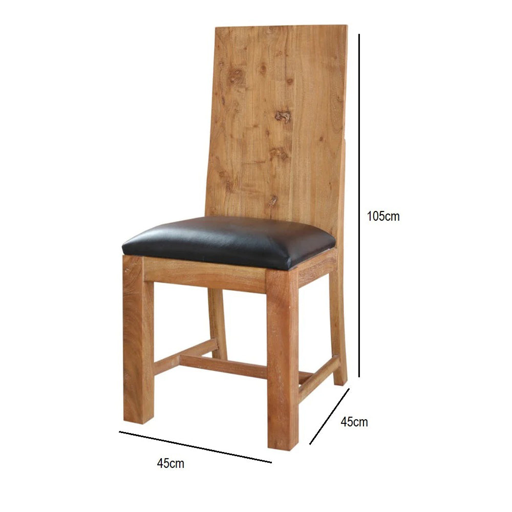 Industrial Range Dining Table With 6 Seater Chair