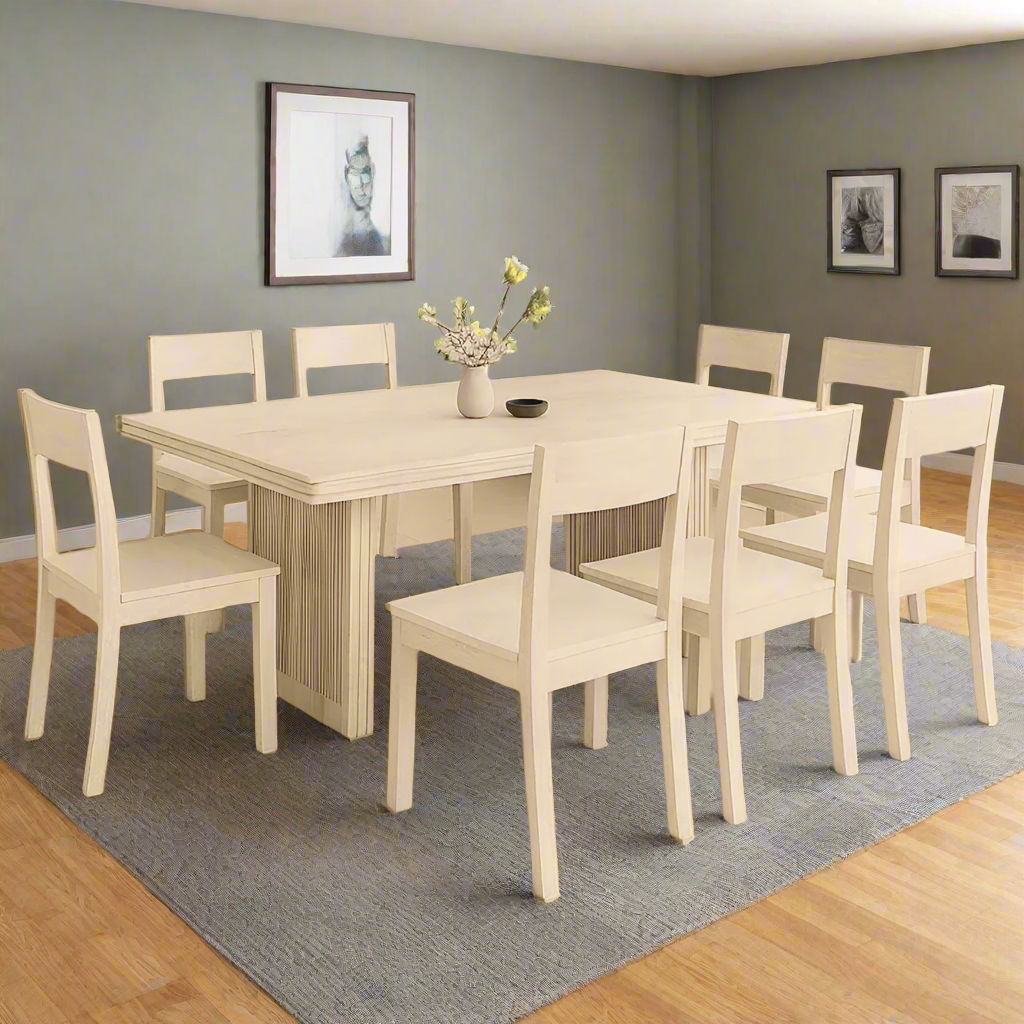 Casablanca Carved Dining Table With 6 Seater Chair