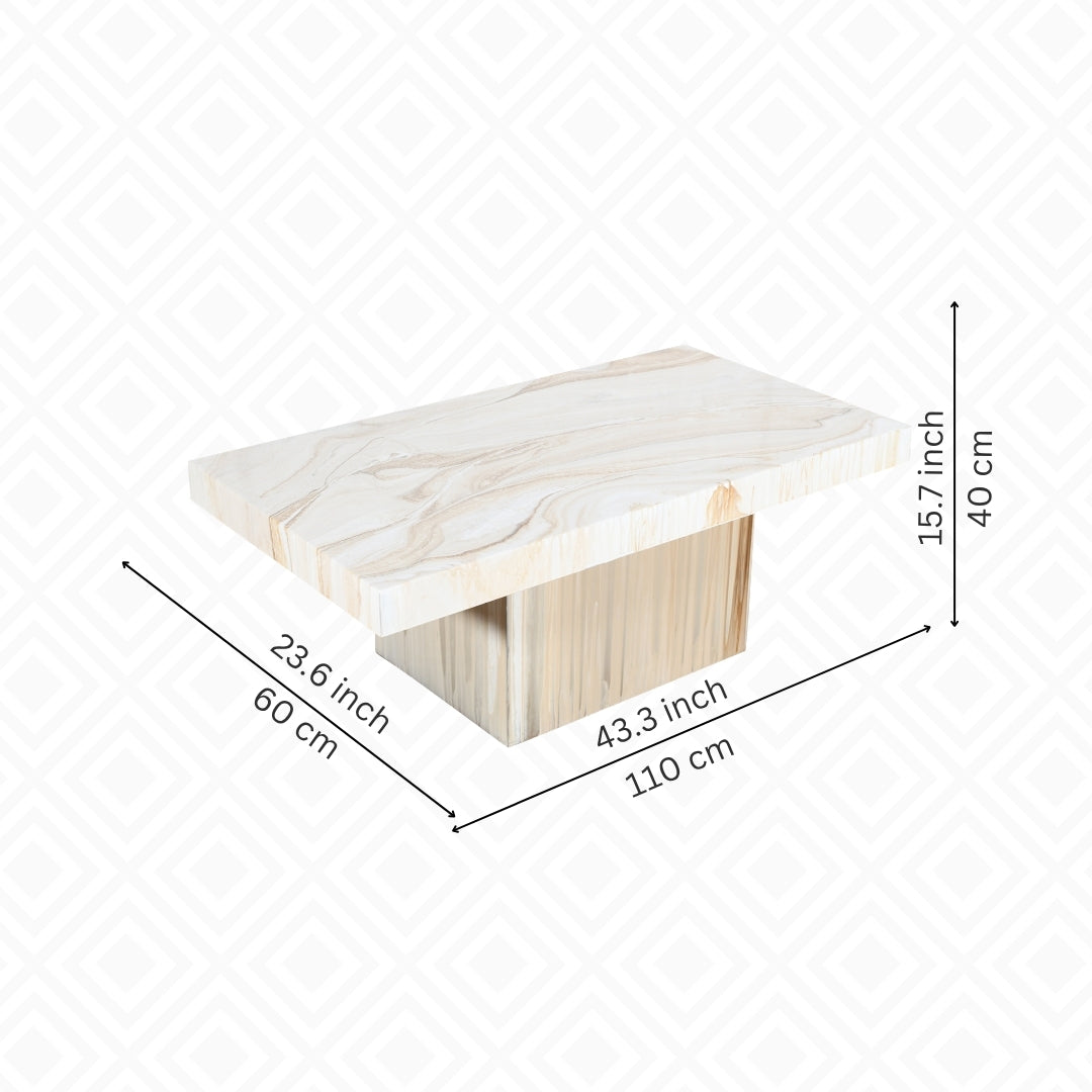Luxury Marble Top Coffee Table