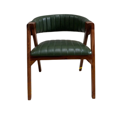 Wooden Office Chair With Both Arm Rests