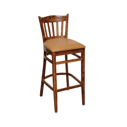 Solid Mango wood bar high chair