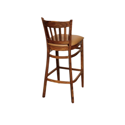 Solid Mango wood bar high chair