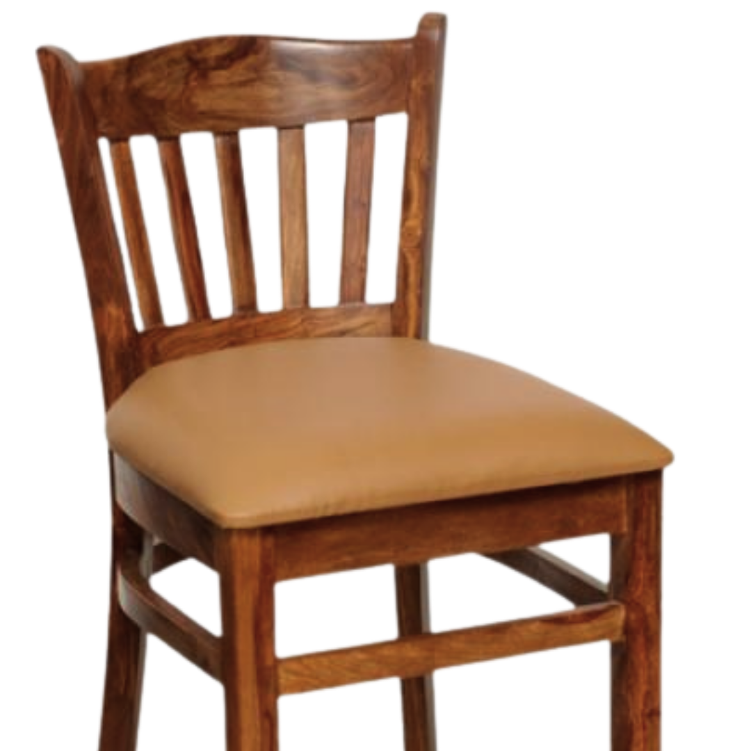Solid Mango wood bar high chair