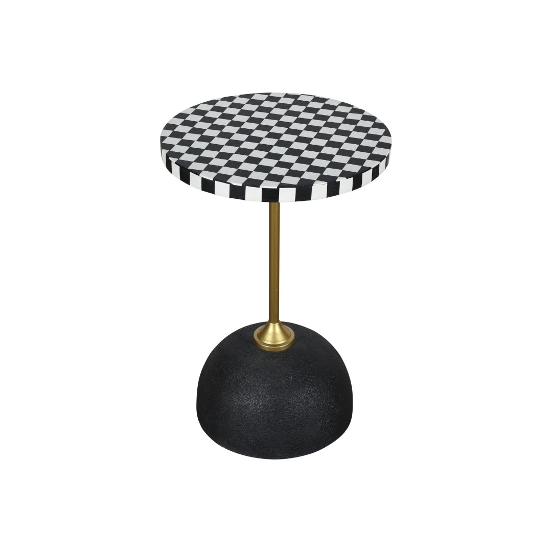 Geometric Accent Side Table