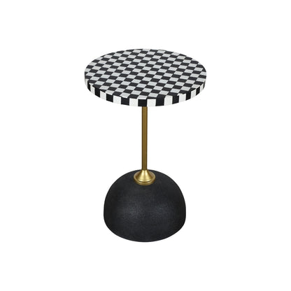 Geometric Accent Side Table