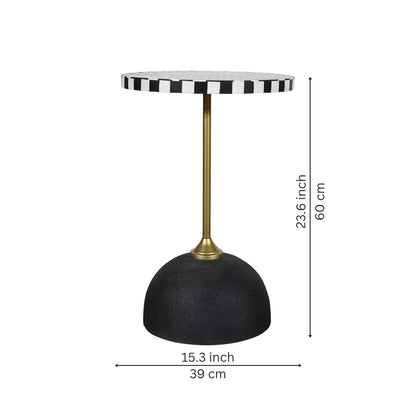 Geometric Accent Side Table