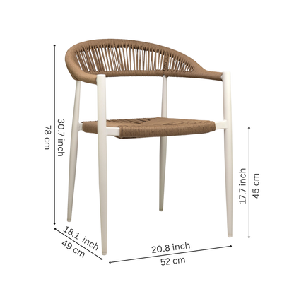 Stackable Restaurent Arm Chair